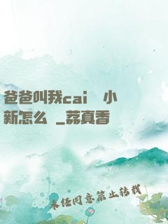 爸爸叫我cai媽媽小新怎么讀