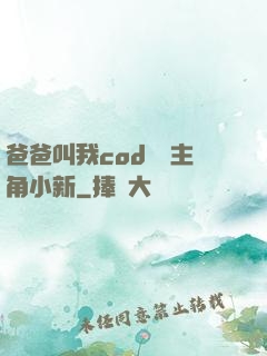 爸爸叫我cod媽媽主角小新