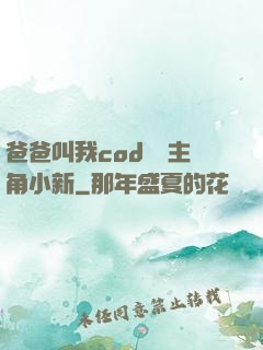 爸爸叫我cod媽媽主角小新