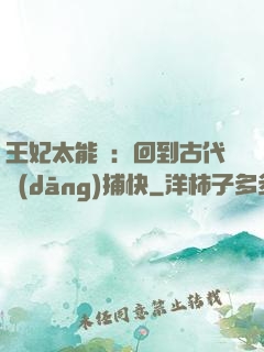 王妃太能鬧：回到古代當(dāng)捕快