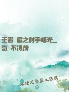 王者榮耀之射手曙光
