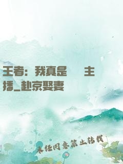 王者：我真是個娛樂主播