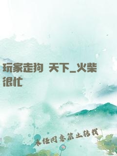 玩家走狗滿天下