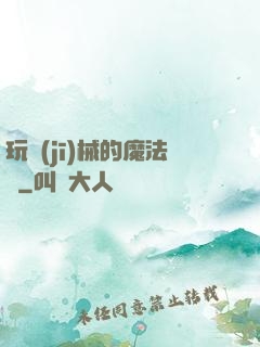 玩機(jī)械的魔法師