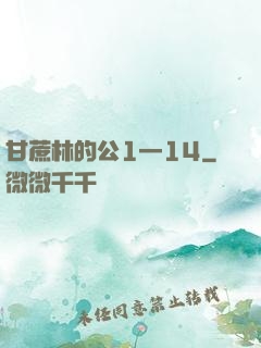 甘蔗林的公1—14