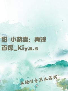 甜寵小萌妻：再嫁億萬首席