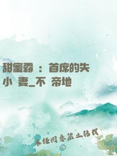 甜蜜霸寵：首席的失憶小嬌妻
