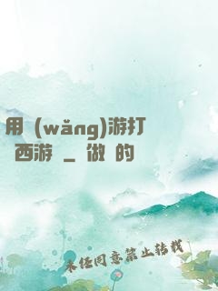 用網(wǎng)游打開西游記