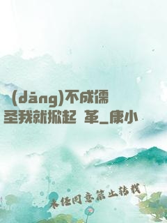 當(dāng)不成儒圣我就掀起變革