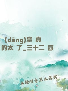 當(dāng)掌門真的太難了