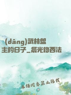 當(dāng)武林盟主的日子