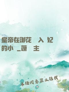 皇帝在御花園進入貴妃的小說