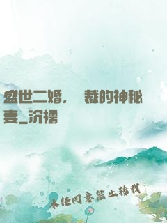 盛世二婚，總裁的神秘妻