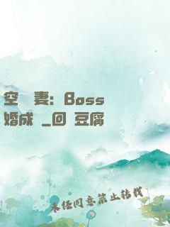 空間嬌妻：Boss寵婚成癮