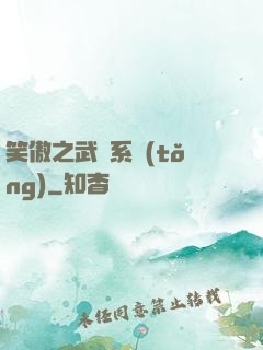 笑傲之武俠系統(tǒng)