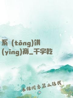 系統(tǒng)供應(yīng)商
