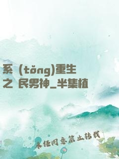 系統(tǒng)重生之國民男神