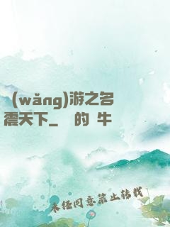 網(wǎng)游之名震天下