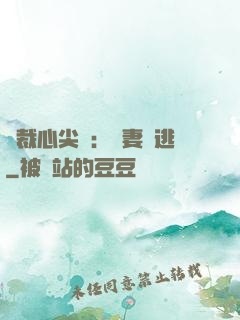 總裁心尖寵：嬌妻別逃