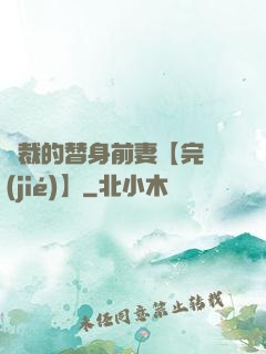 總裁的替身前妻【完結(jié)】