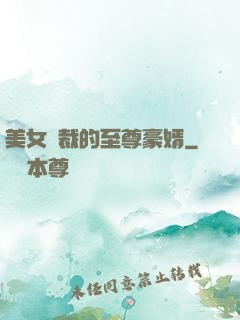 美女總裁的至尊豪婿