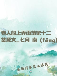 老人船上弄雨荷第十二集原文