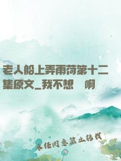 老人船上弄雨荷第十二集原文