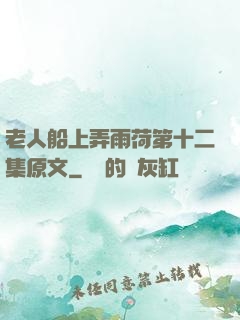 老人船上弄雨荷第十二集原文