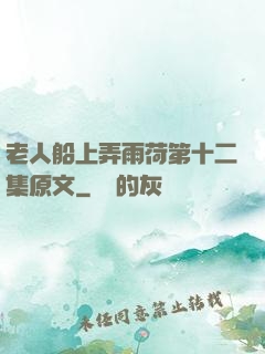 老人船上弄雨荷第十二集原文