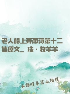 老人船上弄雨荷第十二集原文