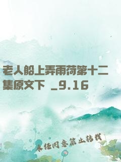 老人船上弄雨荷第十二集原文下載