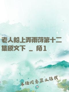 老人船上弄雨荷第十二集原文下載