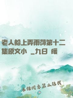 老人船上弄雨荷第十二集原文小說
