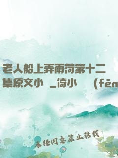老人船上弄雨荷第十二集原文小說