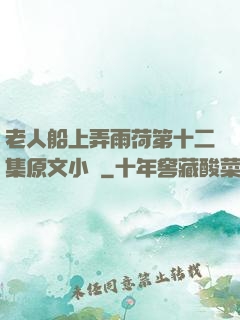 老人船上弄雨荷第十二集原文小說