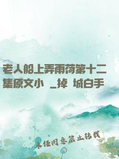 老人船上弄雨荷第十二集原文小說