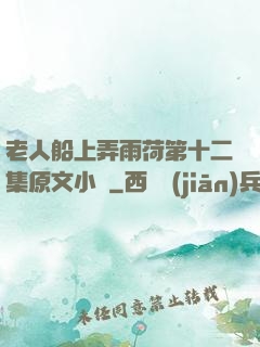 老人船上弄雨荷第十二集原文小說