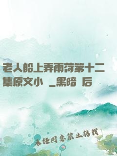 老人船上弄雨荷第十二集原文小說