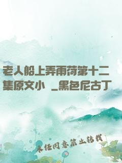 老人船上弄雨荷第十二集原文小說