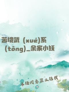 苦境武學(xué)系統(tǒng)