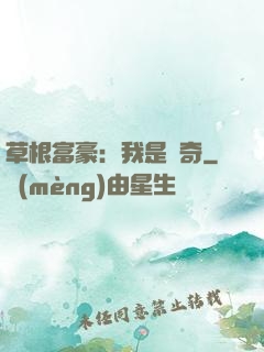 草根富豪：我是傳奇