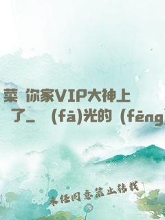 菜鳥你家VIP大神上線了