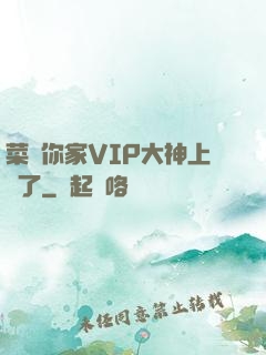 菜鳥你家VIP大神上線了