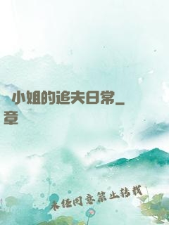 蘇小姐的追夫日常