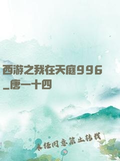 西游之我在天庭996
