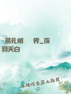 諸葛孔明縱橫異界