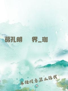 諸葛孔明縱橫異界