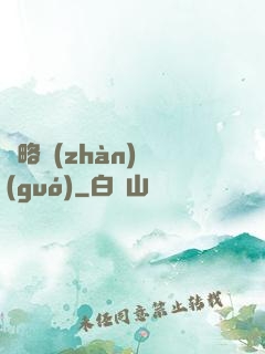 謀略戰(zhàn)國(guó)