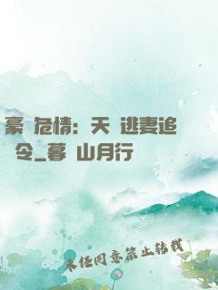 豪門危情：天價逃妻追緝令