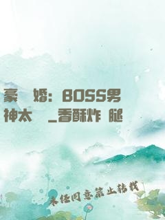 豪門閃婚：BOSS男神太難纏